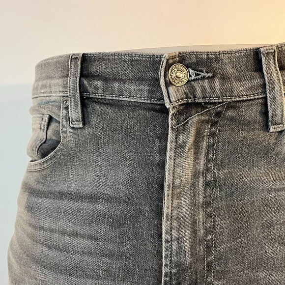 7 for all mankind x Dazzle Men's 11" Grey Denim Shorts - Size 28 - NWT $148 - Picture 3 of 6